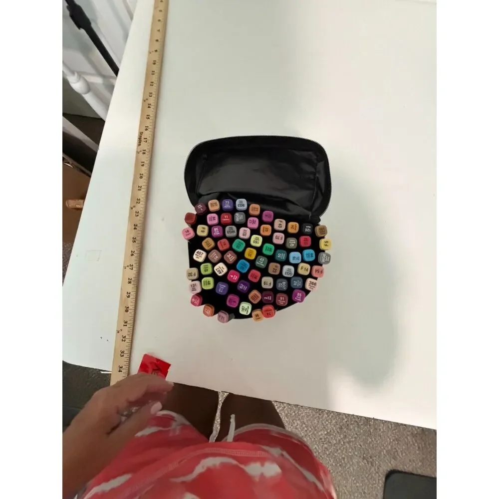touch 60 pc double ended paint pens used once